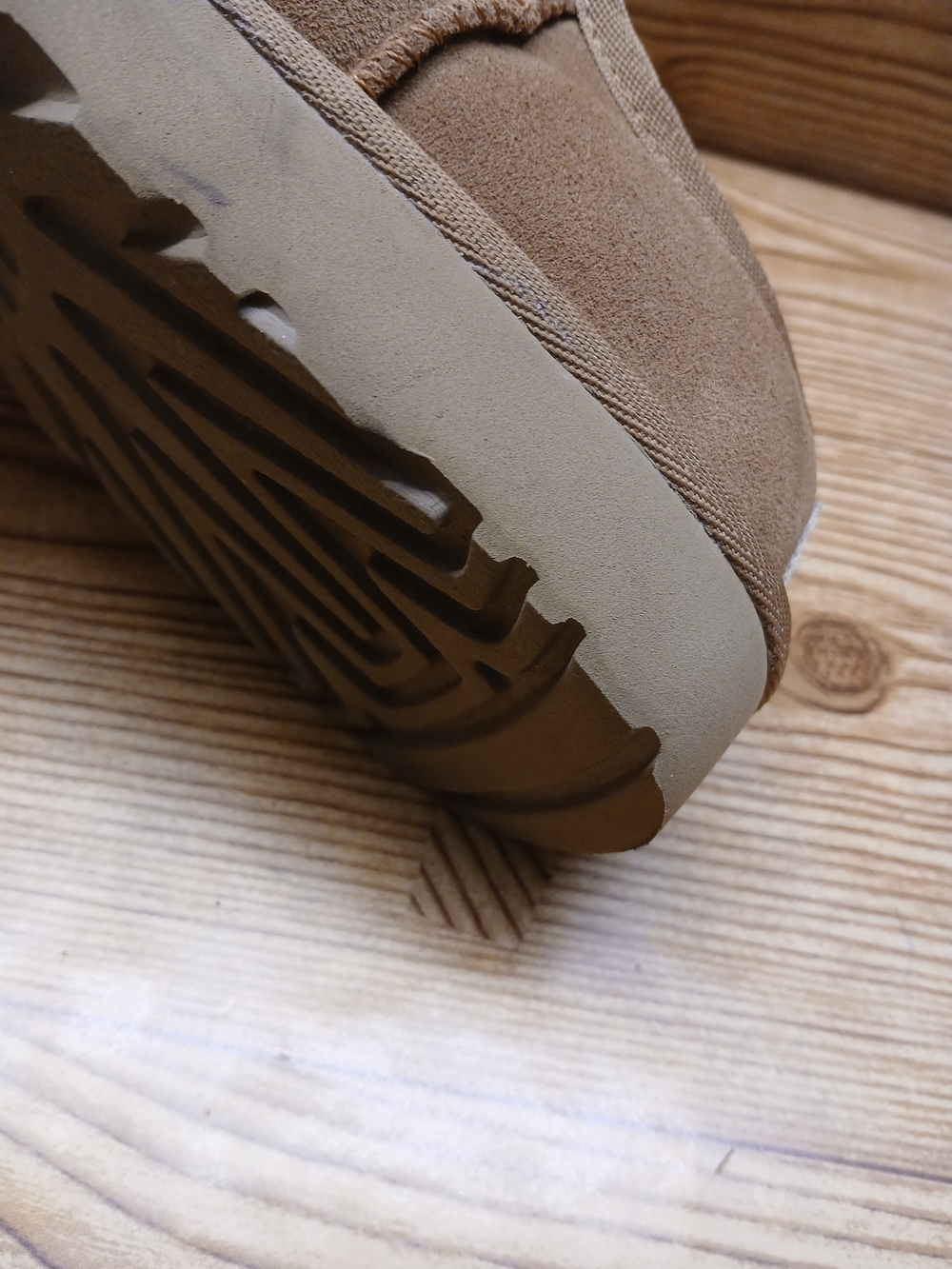 UGG Women's Slip-On Suede Mule in Chestnut - Picture 12 of 14